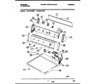 Frigidaire FDG847RBS0 console and control parts diagram
