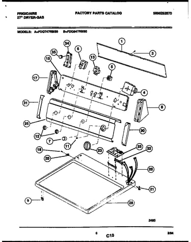 Console and control parts