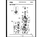 Frigidaire FWL111RBW0 transmission parts diagram