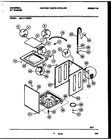 Cabinet and component parts