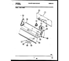 Universal/Multiflex (Frigidaire) MWL111RBW0 console and control parts diagram