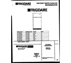 Frigidaire FRT13CRAD0 cover diagram