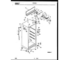 Frigidaire FRT15CRAW0 cabinet parts diagram