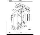 Frigidaire FRT19PRAW0 cabinet parts diagram