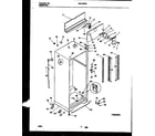 Frigidaire FRT19PRAW0 cabinet parts diagram