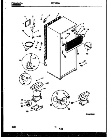 System and automatic defrost parts