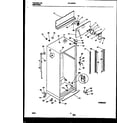 Frigidaire FRT18PRAD0 cabinet parts diagram