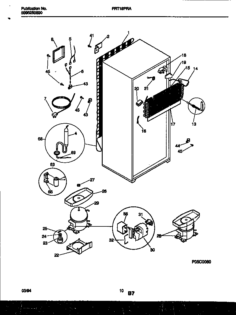 SYSTEM AND AUTOMATIC DEFROST PARTS