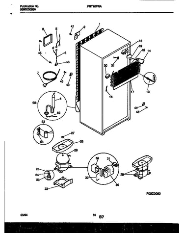 System and automatic defrost parts