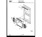Frigidaire FAC063T7A1 window mounting parts diagram