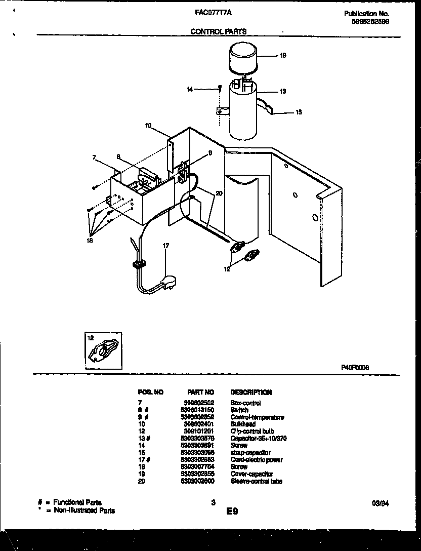 Control parts