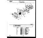 Frigidaire FAC086T7A2 air handling parts diagram