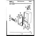 Universal/Multiflex (Frigidaire) MFU17M3BW1 cabinet parts diagram