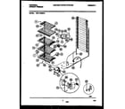 Universal/Multiflex (Frigidaire) MFU17M3BW1 system and electrical parts diagram