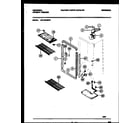 Universal/Multiflex (Frigidaire) MFU16F3BW1 cabinet parts diagram