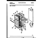 Universal/Multiflex (Frigidaire) MFU14F3BW1 door parts diagram