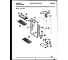 Universal/Multiflex (Frigidaire) MFU14F3BW1 cabinet parts diagram