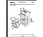 Universal/Multiflex (Frigidaire) MFU14F3BW1 interior parts diagram