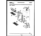 Universal/Multiflex (Frigidaire) MFU20F3BW1 cabinet parts diagram