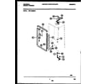 Universal/Multiflex (Frigidaire) MFU12M0BW1 cabinet parts diagram