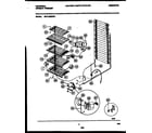 Universal/Multiflex (Frigidaire) MFU12M2BW1 system and electrical parts diagram