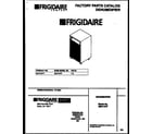 Frigidaire MDH15TF1 front cover diagram