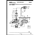 Frigidaire FDB643RBR0 motor pump parts diagram