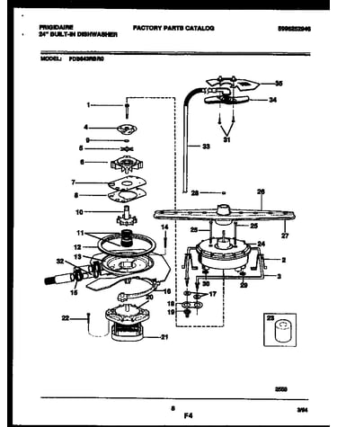 Motor pump parts