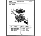 Frigidaire FDB643RBR0 racks and trays diagram