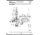 Frigidaire FDB212RBM0 motor pump parts diagram