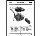 Frigidaire FDB212RBM0 racks and trays diagram