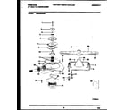 Frigidaire FDB232RBR0 motor pump parts diagram