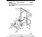 Frigidaire FDB232RBR0 power dry and motor parts diagram