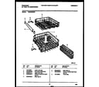 Frigidaire FDB232RBR0 racks and trays diagram