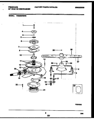 Motor pump parts