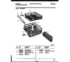 Frigidaire FDB200RBW0 racks and trays diagram