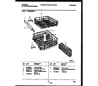 Universal/Multiflex (Frigidaire) MDB200RBW0 racks and trays diagram