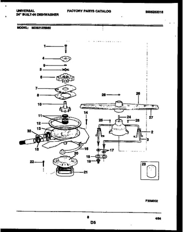 Motor pump parts