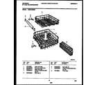 Universal/Multiflex (Frigidaire) MDB212RBS0 racks and trays diagram