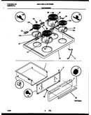 Cooktop and drawer parts