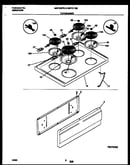 Cooktop and drawer parts
