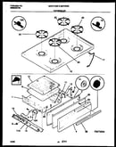 Cooktop and broiler drawer parts
