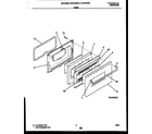 Universal/Multiflex (Frigidaire) MEF342BBWA door parts diagram