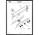 Universal/Multiflex (Frigidaire) MGF311SBWA backguard diagram