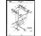 Universal/Multiflex (Frigidaire) MGF311SBDA burner, manifold and gas control diagram