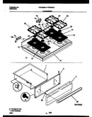 Cooktop and drawer parts