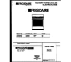 Frigidaire FEF334SAWA cover diagram