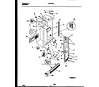 Frigidaire FRS22WNBW0 cabinet parts diagram