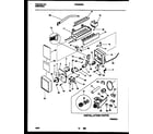 Frigidaire FRS22WNBW0 ice maker and installation parts diagram