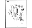 Frigidaire FRS22PRBW0 cabinet parts diagram